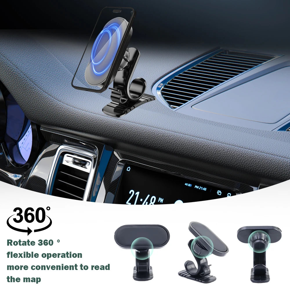 Magnetic Car Phone Holder Magnet Mount Mobile Cell Phone Stand Telephone GPS Support For Auto Universal Huawei Samsung Stands